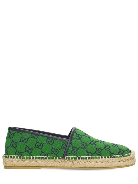 green gucci espadrilles|Gucci espadrilles farfetch.